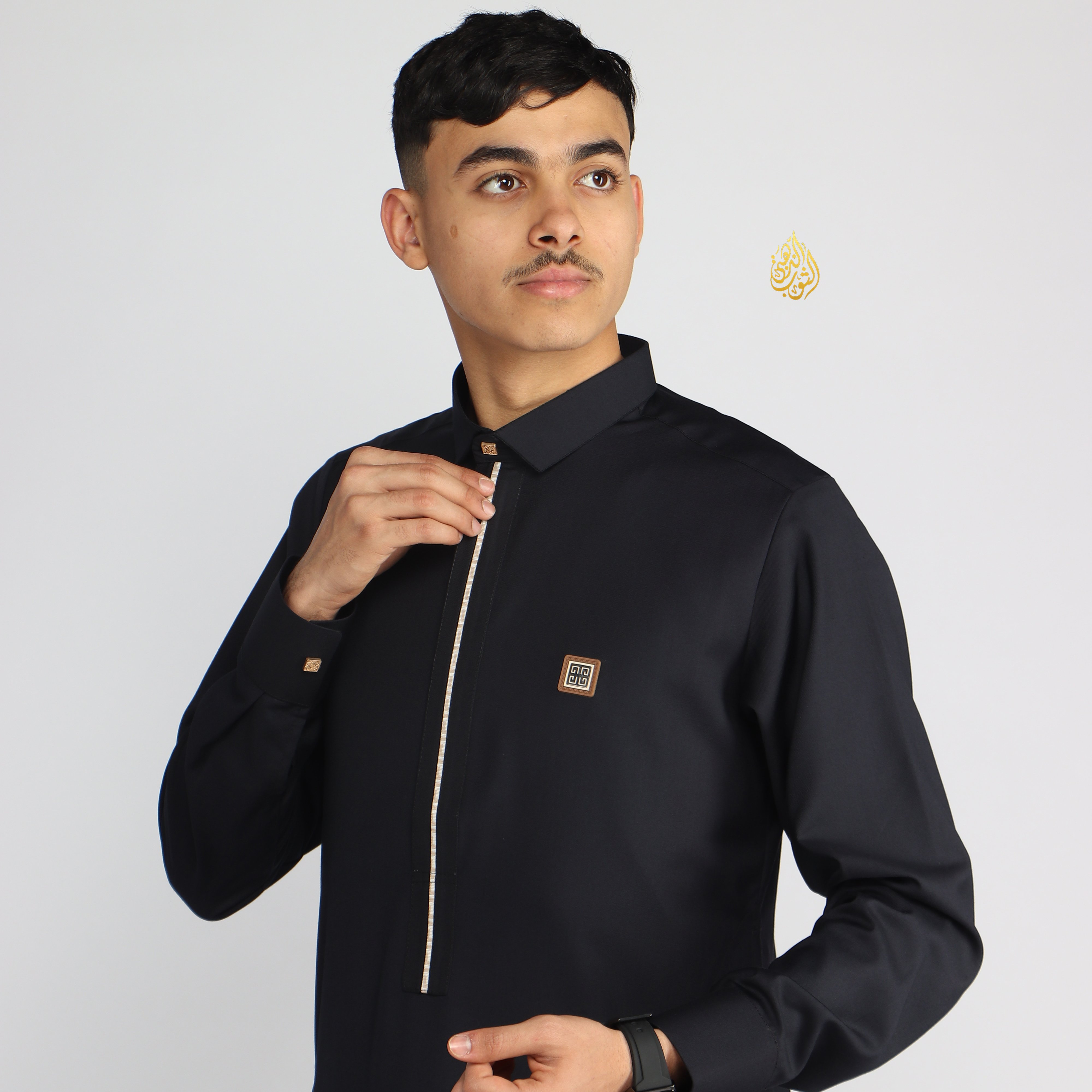 قميص الواحة 2026 كول شيميزي قوتشي اسود وازرق